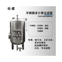 嵊州市炫碟反沖洗過濾器304不銹鋼過濾罐加厚加固價格齊全