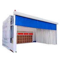 伸縮式大型鋼結(jié)構(gòu)噴漆房，各型號匯總