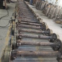 實(shí)心礦車(chē)輪對(duì) 軌距1435軌距600直徑300 ，窯車(chē)輪