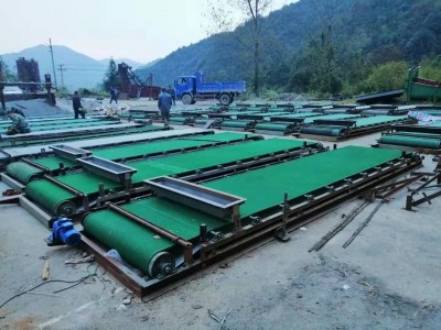 鞏義鉑思特含金石英脈型金礦石選礦方法，選金混汞機，選金沾金毯