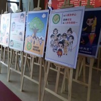 西安廣告kt板噴繪，室內寫真印刷kt板噴畫，立式落地海報架