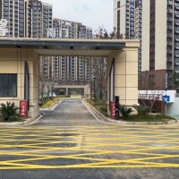 南京達(dá)尊交通標(biāo)線供應(yīng)南京道路劃線-黃顏色的網(wǎng)格線劃線