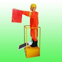 高速公路動態(tài)預警假人 太陽能搖旗機器人生產廠家